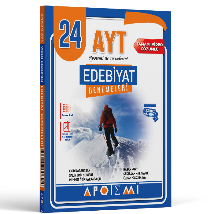 APOTEMİ YKS AYT DENEME 24 LÜ EDEBİYAT - 2025